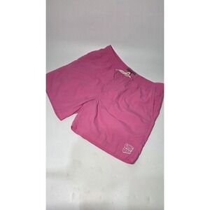 Empyre Mens Swim Trunks Size M Pink with Pockets Elastic Waist Swim Beach Resort